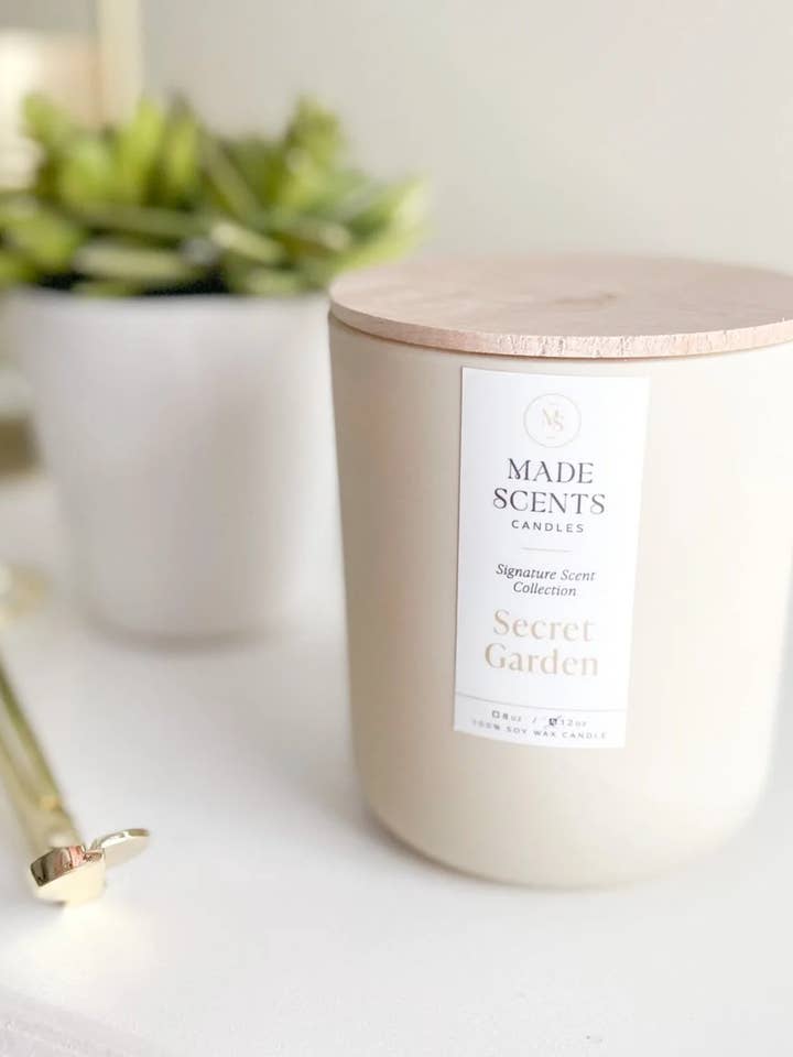 Secret Garden for wholesale by Made Scents Candles