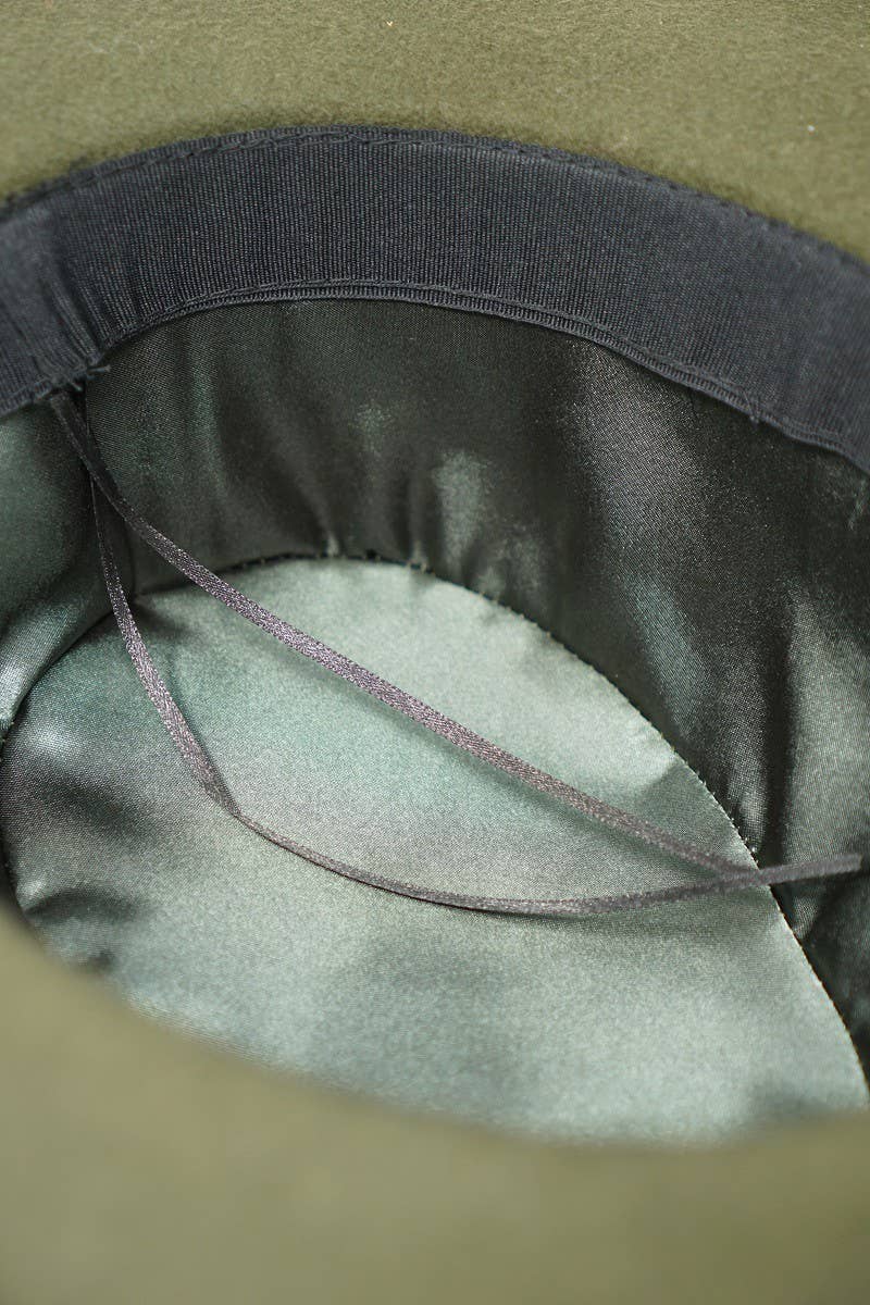 Olive & Pique - Vente Chapeau en feutre – unisexe - OWEN - Crayon en feutre 100 % laine Brim Rancher, olive3