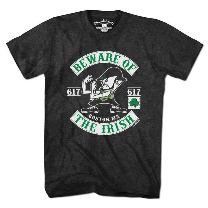 Beware Of The Irish T-Shirt for wholesale by Chowdaheadz