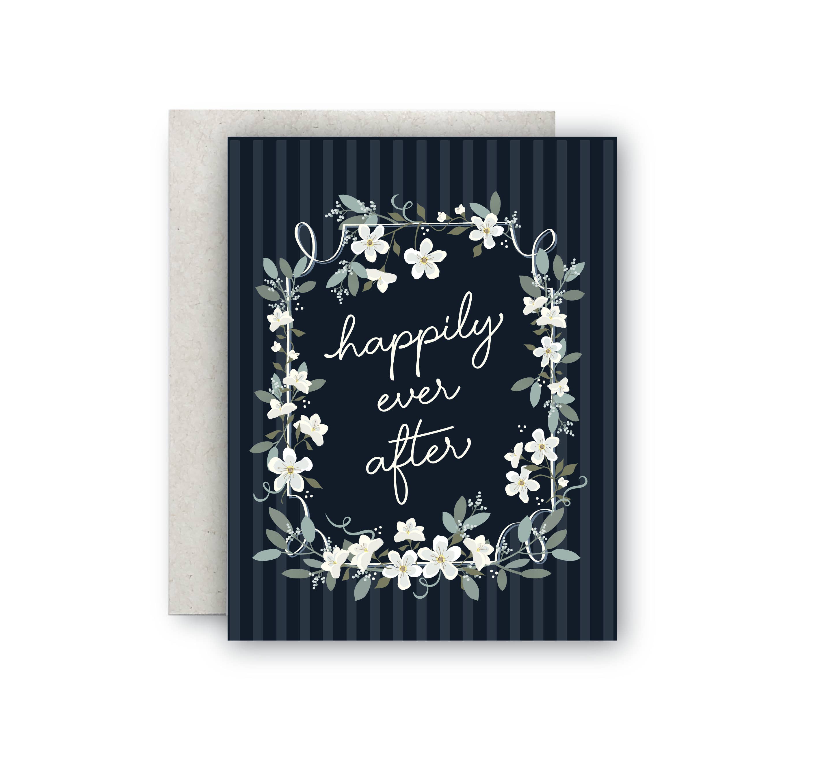 Merrily Paper - Wholesale Wedding Card - Happily Ever After Wedding Greeting Card