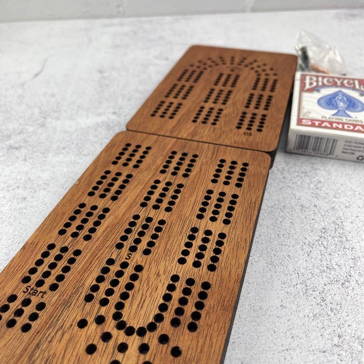 Bees Boards - Vente Jeux de société - Planche à cribbage de voyage pliable1