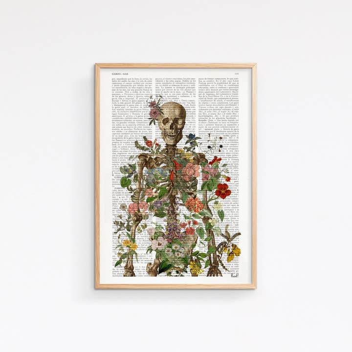 PRRINT! - Wholesale - Human Skeleton Full of nature Print3