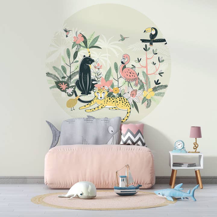 Sfondo Circle - OASI NELLA FORESTA PLUVIALE per la vendita all'ingrosso da parte di Walloha