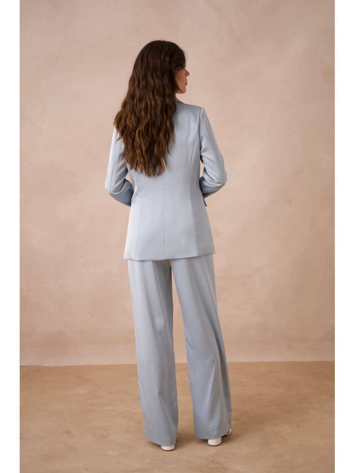 Attentif Paris - Vente Veste de tailleur – femme - Veste cintrée unie en satin62