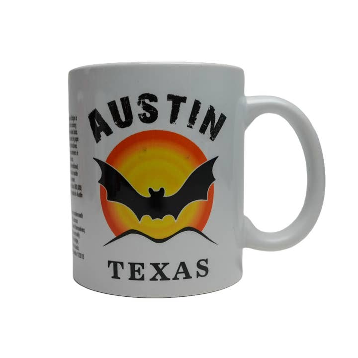 Scruffy's Ventures Inc. - Wholesale Coffee Mug - Bats Austin, Texas - 11 oz. Mug2