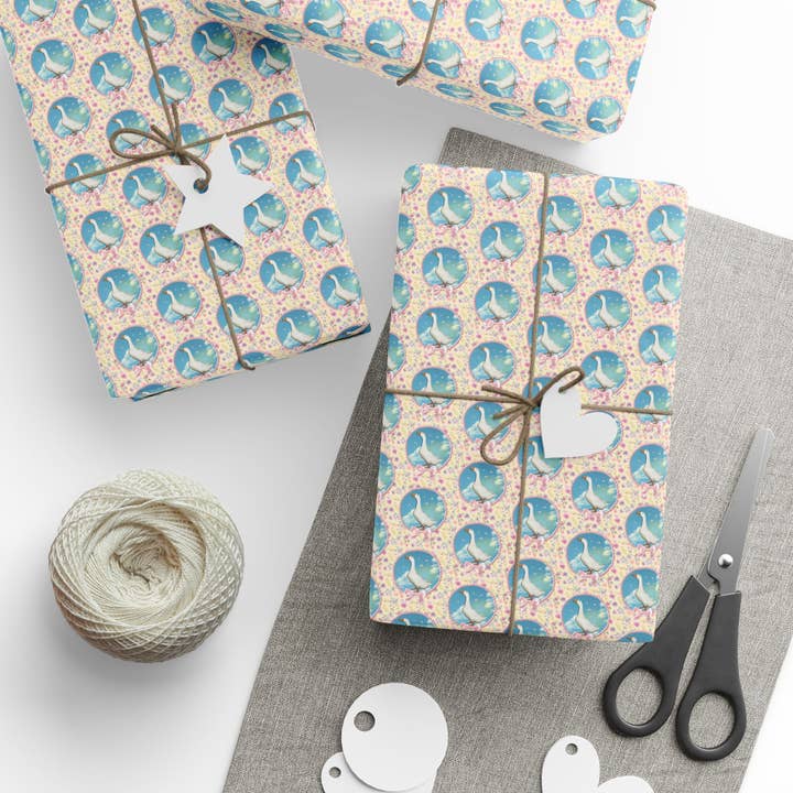 Goose Wrapping Paper for wholesale by Opal and June