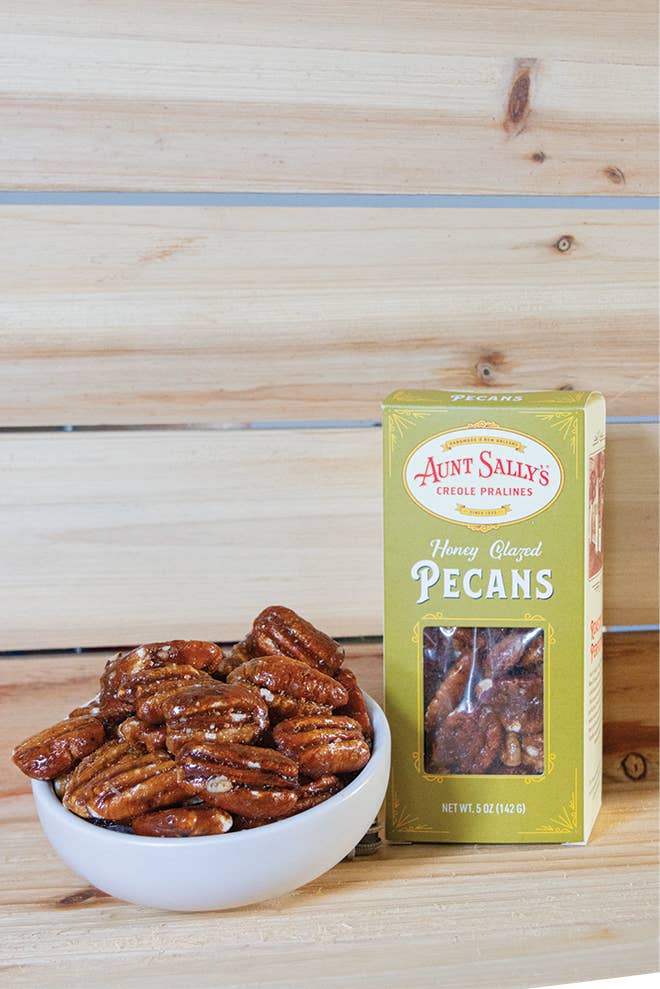 Aunt Sally's Pralines - Wholesale Nuts - Honey Glazed Pecan 5 oz