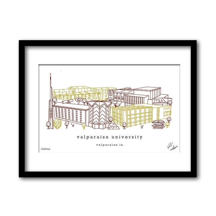Decoración de pared minimalista de la Universidad de Valparaíso Indiana Art para venta al por mayor de Townsville Art