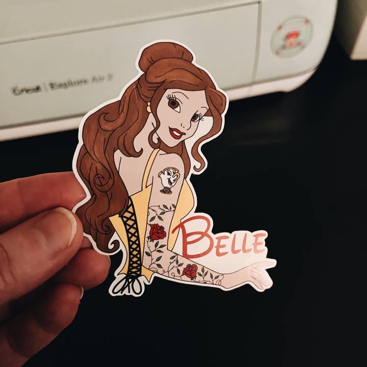Graceful Darkness, LLC - Wholesale Sticker - Punk Belle, Vinyl Sticker