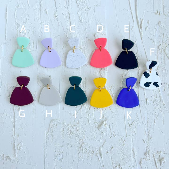 Rose Walker Clay - Wholesale Dangle Earrings - The Audrey Earrings
