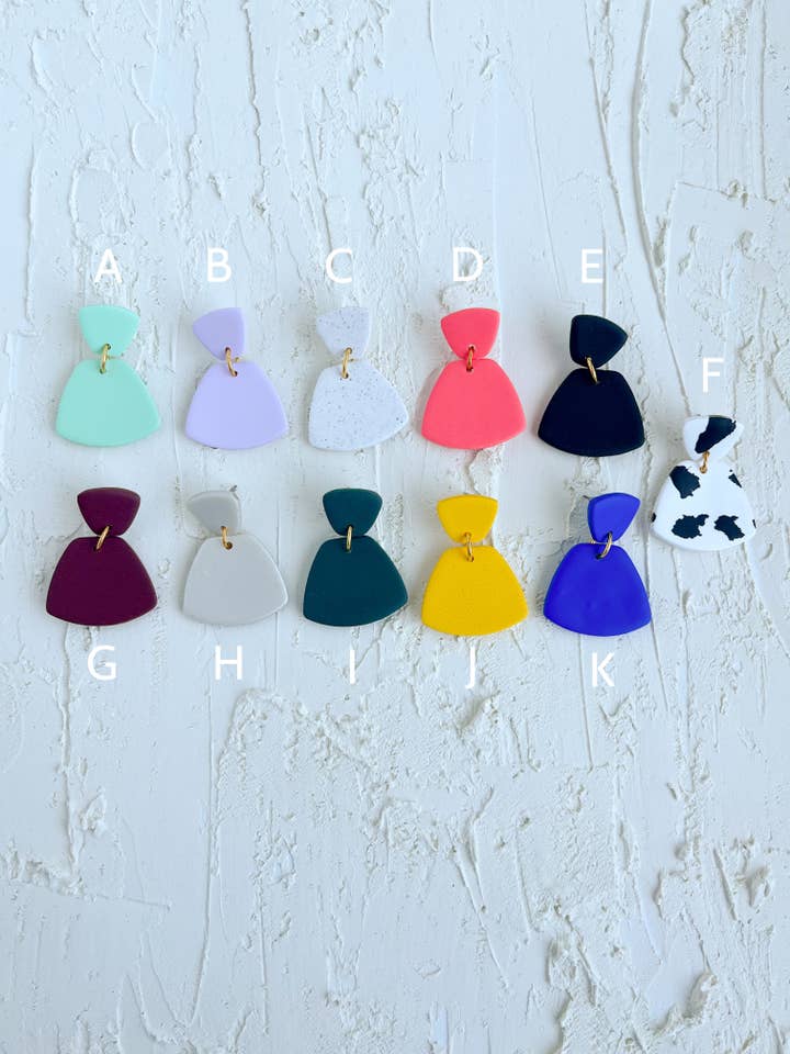 The Audrey Earrings for wholesale by Rose Walker Clay