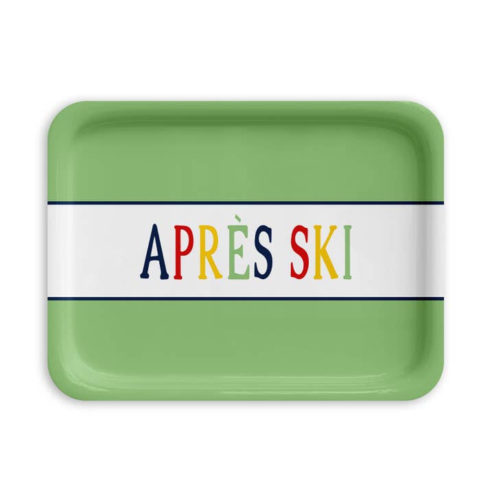 Après Ski Serving Tray: Three Sizes for wholesale by The Muddy Dog
