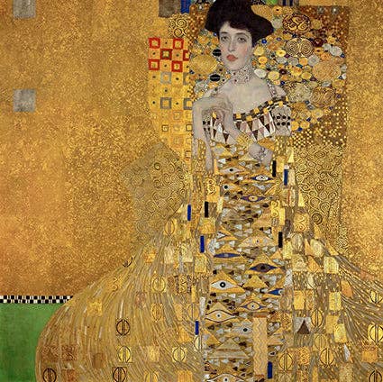 On The Wall Art Ltd – wholesale Everyday greeting card – Portrait of Adele Bloch Bauer by Gustav Klimt 14x14cm Greetings Card0