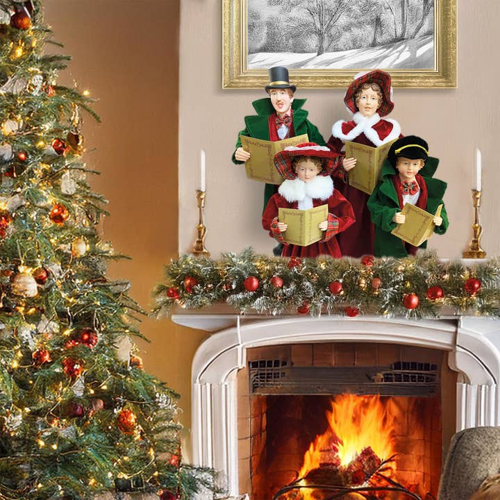 Santa’s Workshop Inc. - Wholesale Christmas Decoration - 20" To 27" Dickens Carolers, Set of 414