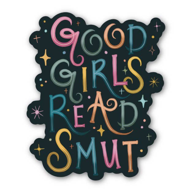 Good Girls Read Smut Vinyl Sticker for wholesale by Doohickle Designs