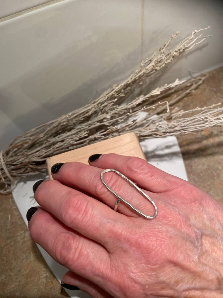 Sterling Oval Ring for wholesale by Charlene Hall Designs