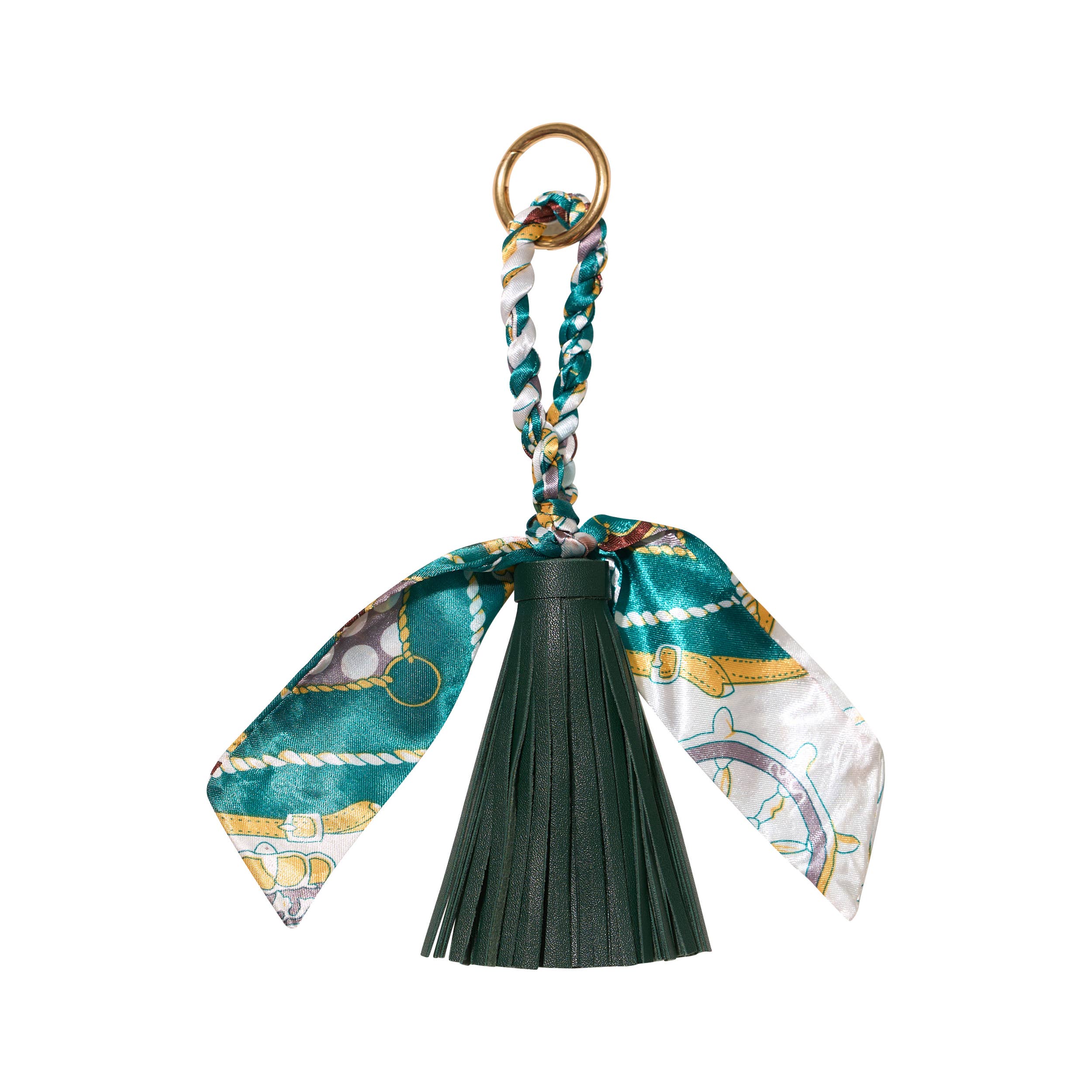 Malibu Sugar - Wholesale Purse/Bag Accessory - Women's - Faux Leather Tassel w/ Scarf Bag Charm8