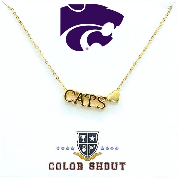 Color Shout - Wholesale Pendant/Charm Necklace - I Love College: Initial Heart Necklace13