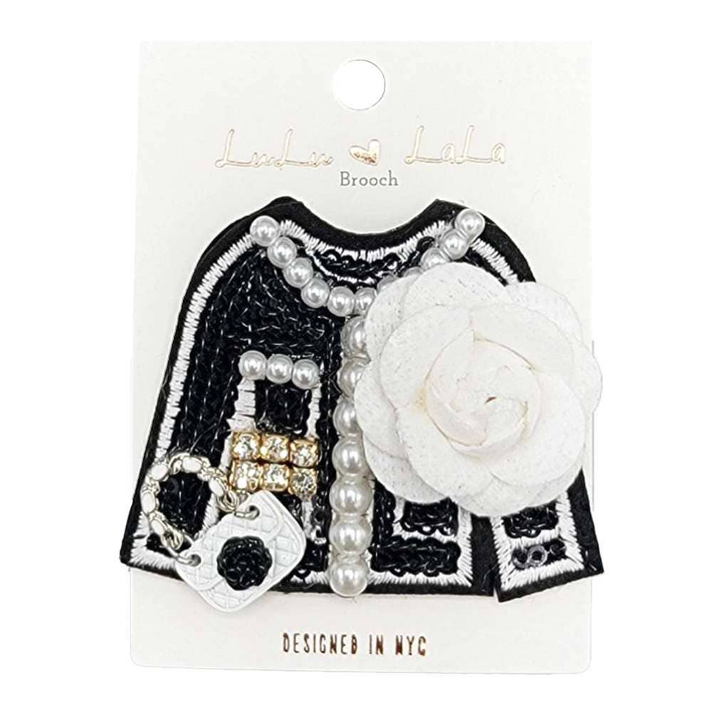 anbfashion - Wholesale Broche - BROCHE MET TWEEDJAS PC MBR-10551