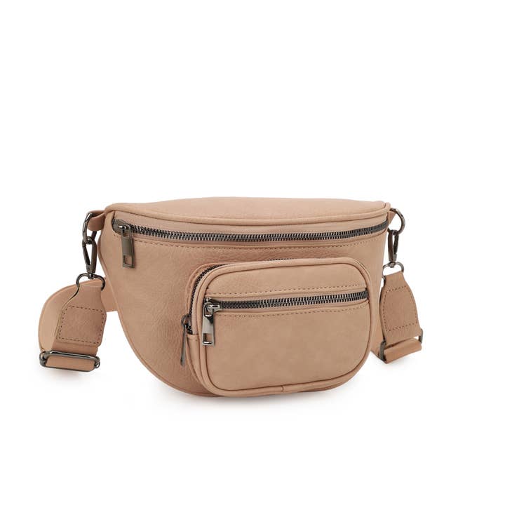 KAYLA+AVA - Wholesale Belt Bag - Women's - Loretta Multi Compartment Fanny Pack/Belt Bag/sling bag