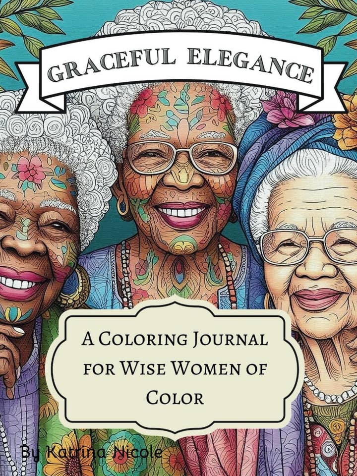 Graceful Elegance: een kleurdagboek voor wijze gekleurde vrouwen voor wholesale door Blacartistry