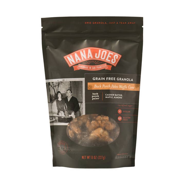 Vaffelkrone Granola for engroshandel hos Nana Joes Granola