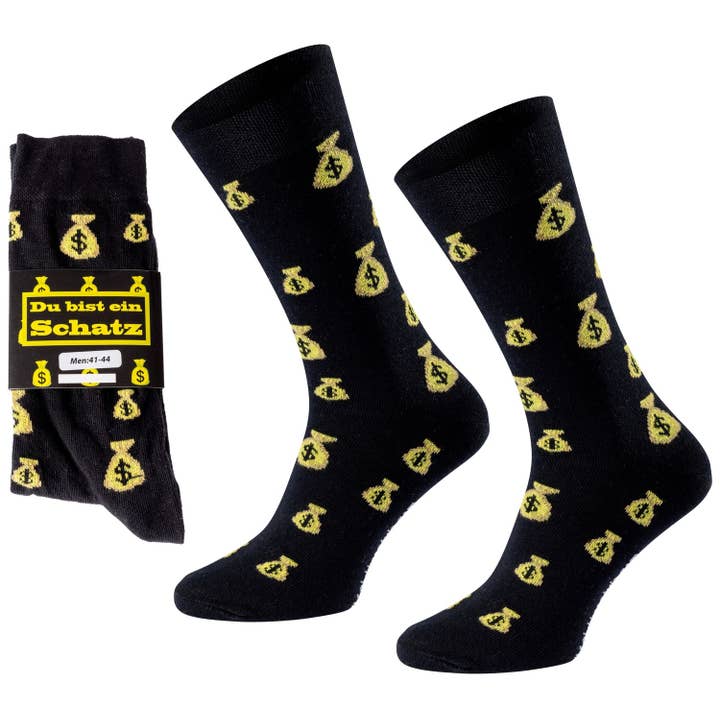 Meias com estampa de sacos de dinheiro por atacado de ChiliLifestyle