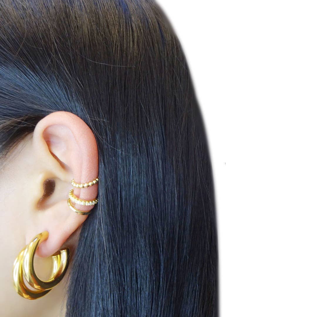 KIKICHIC - Wholesale Hoop Earrings - Lightweight Chunky Hoops Open (25mm)4