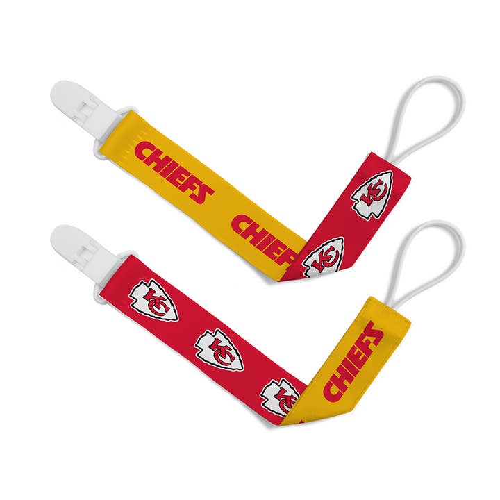 Kansas City Chiefs - Pacifier Clip 2-Pack for wholesale by Masterpieces Puzzles