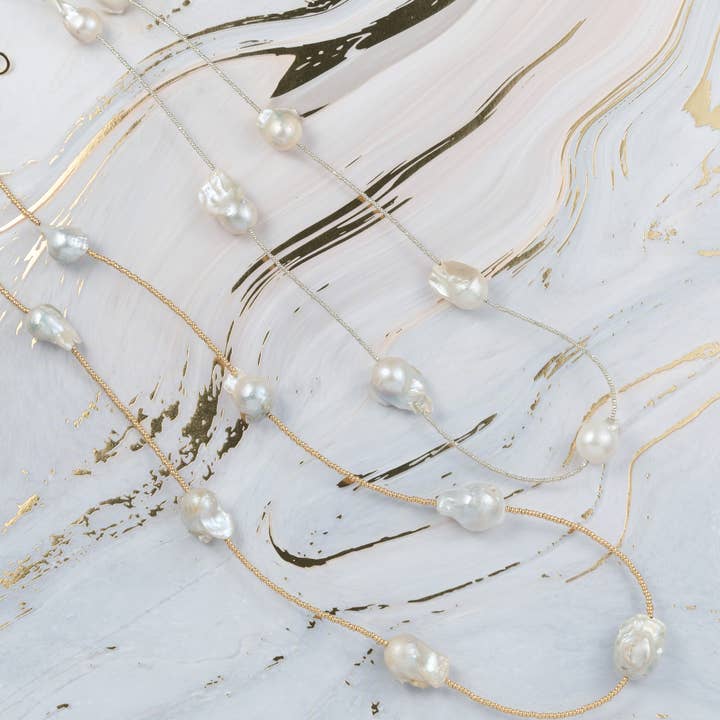 ali & bird jewelry - Wholesale Beaded/Pearl Necklace - Baroque Pearl Henrietta Necklace2