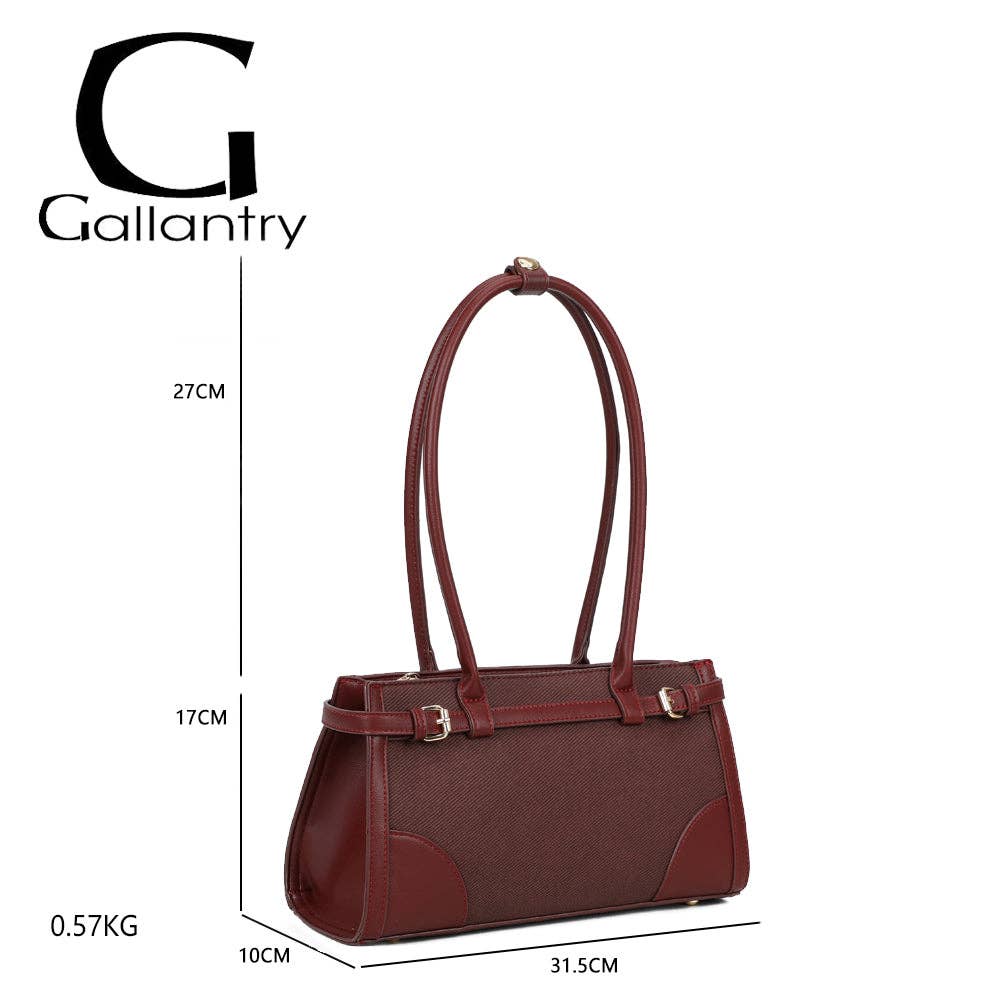 Gallantry – Engroshandel Taske med håndtag – til kvinder – Amarante(KJ-62075)5