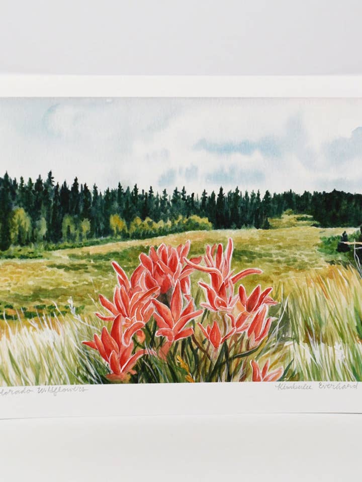 Colorado Wildflowers - Fine Art Print for wholesale by Kim Everhard Art