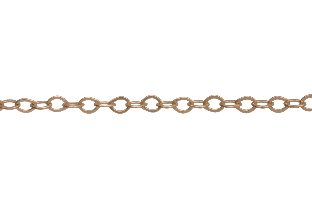 Continental Beads – wholesale Craft supplies – Cable Chain for Necklaces - XS 2mm Size - Multiple Colors - Per Foot CH-8257