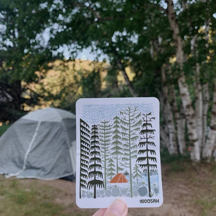 Woosah Outfitters – Großhandel Aufkleber – Cascade Canyon-Aufkleber2