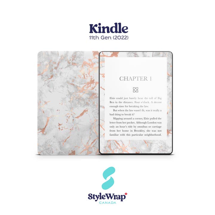 Kindle - Rosaguld Marmor for engroshandel hos StyleWrap