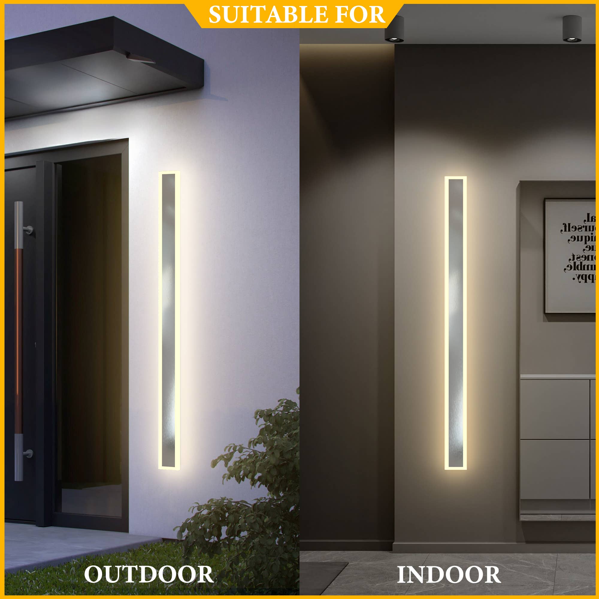 EP Design Lab - Wholesale Outdoor/Lawn Light - Set of 2 RGBW Outdoor Waterproof Rectangle Wall Light15