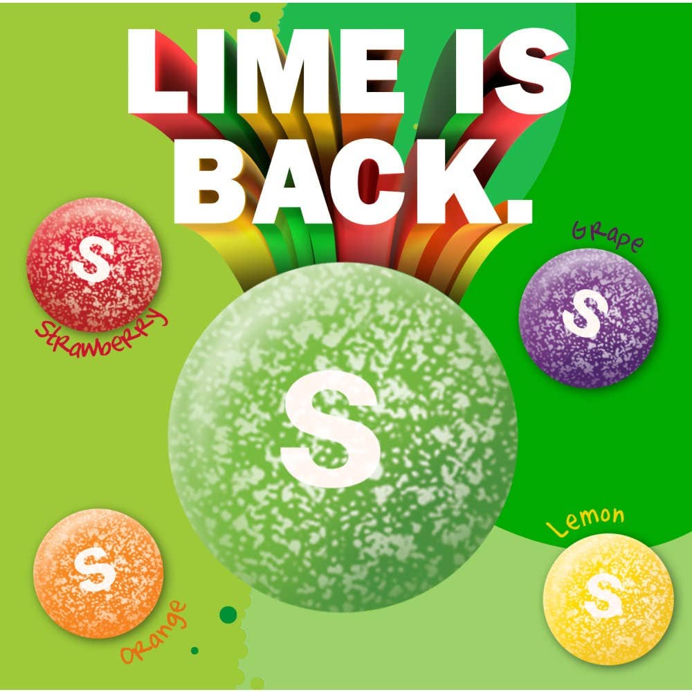 Horizon Top Market - Wholesale Cotton Candy - SKITTLES Sour Chewy Candy Bulk Pack, 1.8 oz x 242