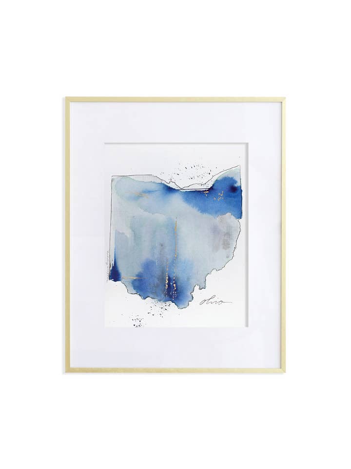 Ohio Print for wholesale by Whitney Winkler