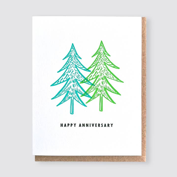 Happy Anniversary - Special Occasion Card for wholesale by True North Letterpress