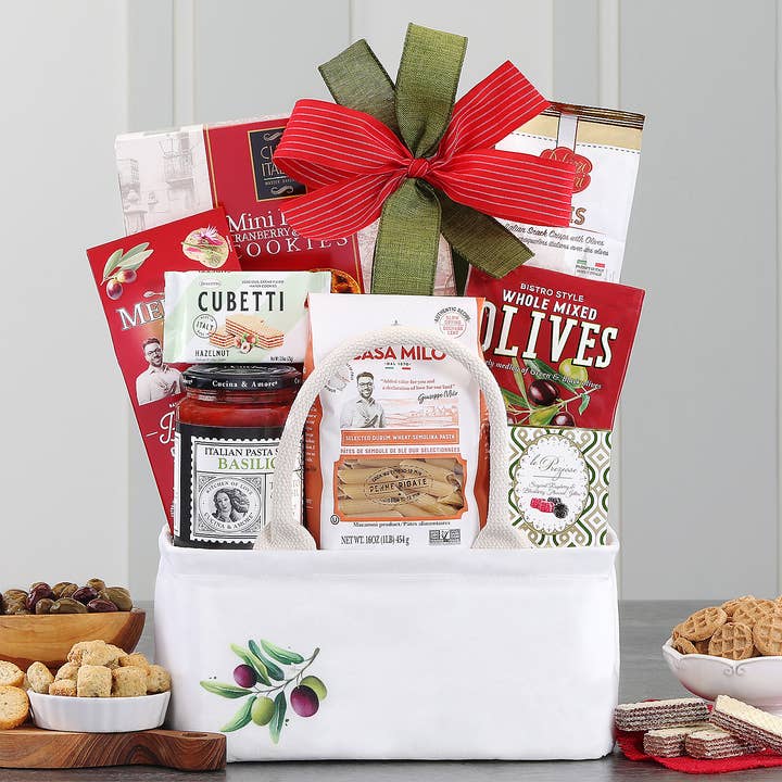 Italian Delight Gift Basket for wholesale by Wine Country Gift Baskets