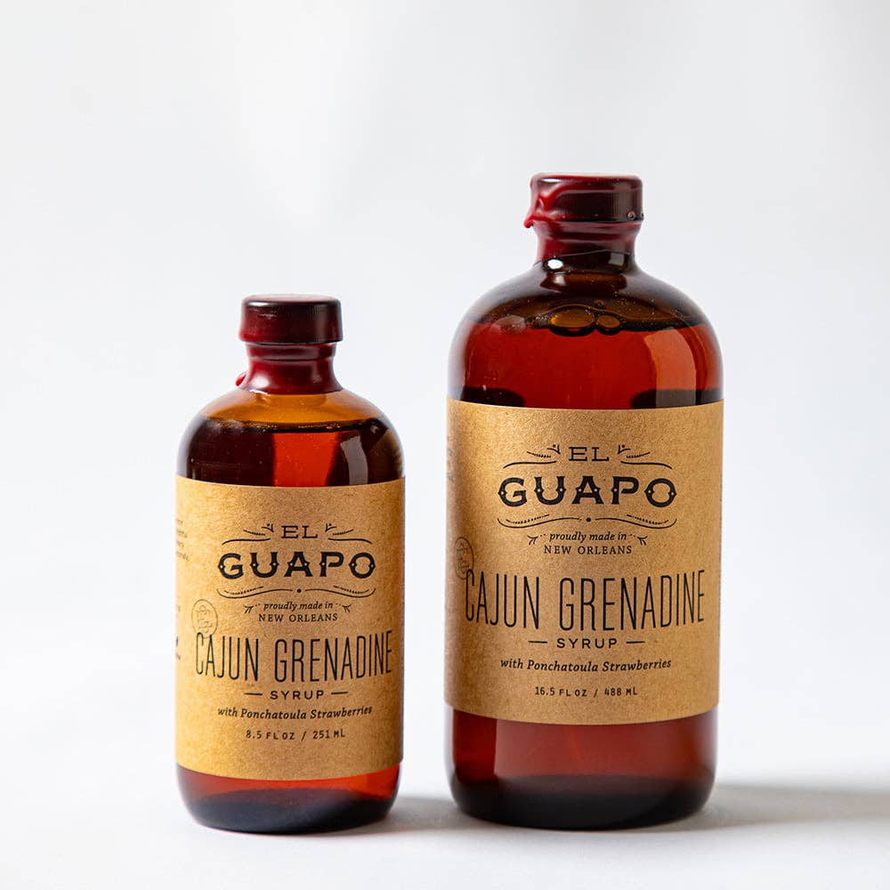 El Guapo – wholesale Cocktail mix/syrup – Syrups: Cajun Grenadine, Grenadine With a Louisiana Twist 🍓4