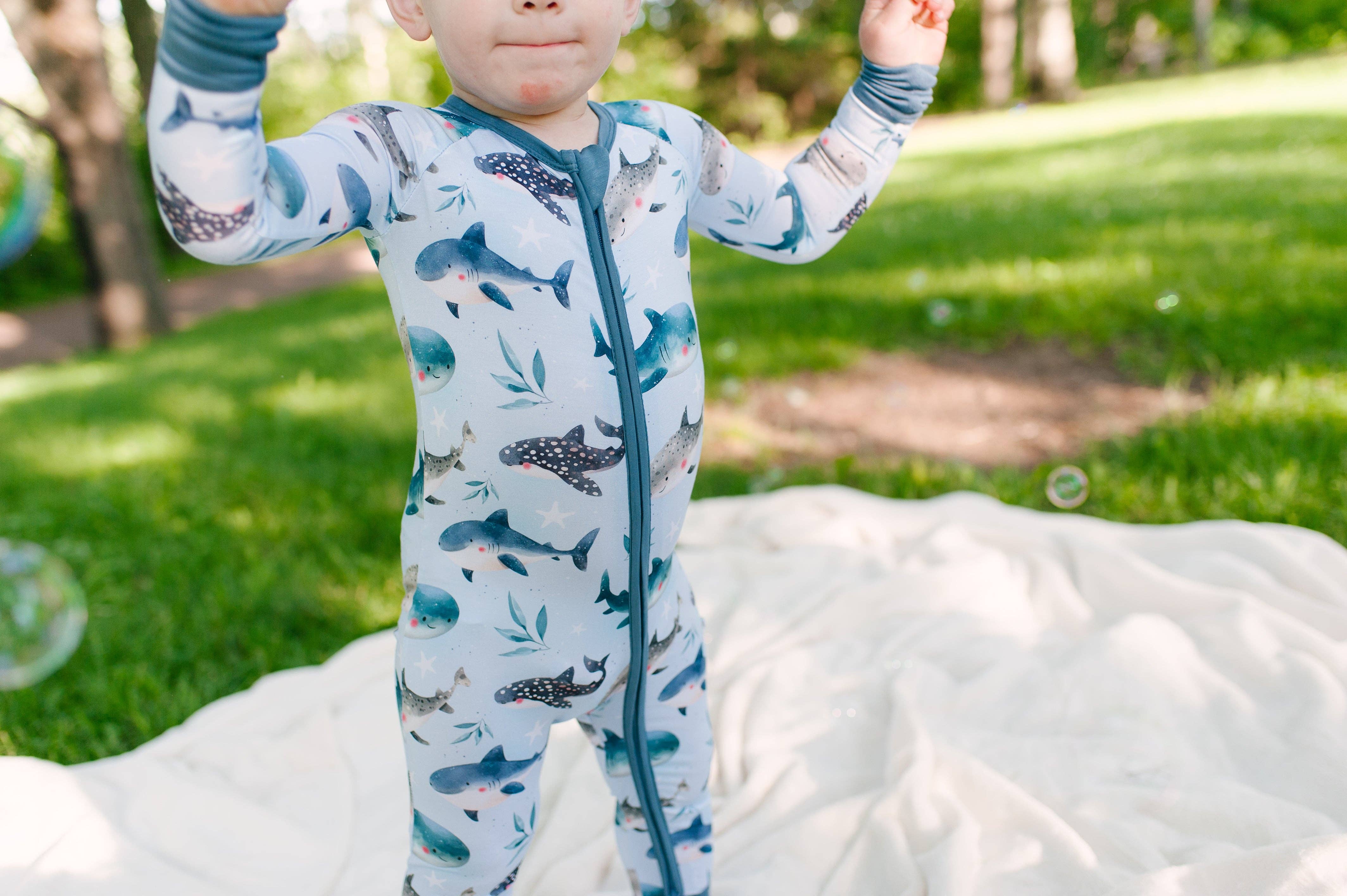 Stay Dreamy - Wholesale Sleepsuit - Baby - Zippy - Snuggle Sharks5