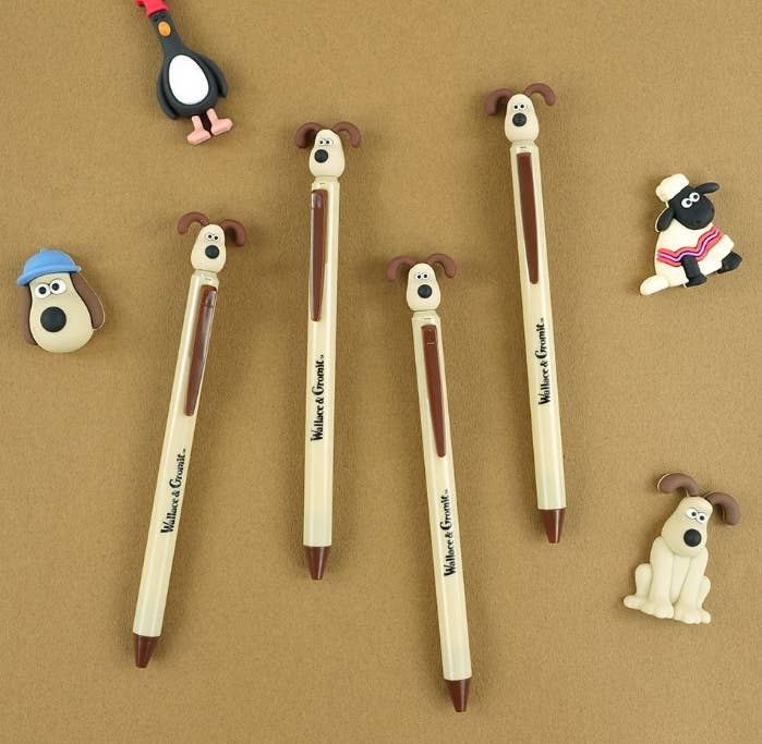 K-Wonderland - Wholesale Pen - Wallace & Gromit Figure Gel Pen