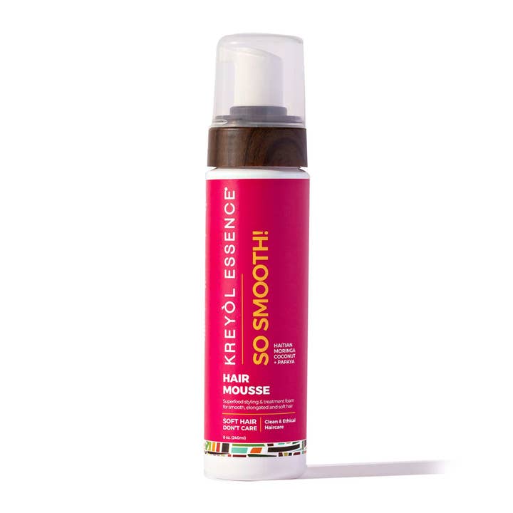 Nouveau ! Mango & Moringa : mousse capillaire « So Smooth » (8 oz) | Paquet de 6 pour la vente par Kreyol Essence