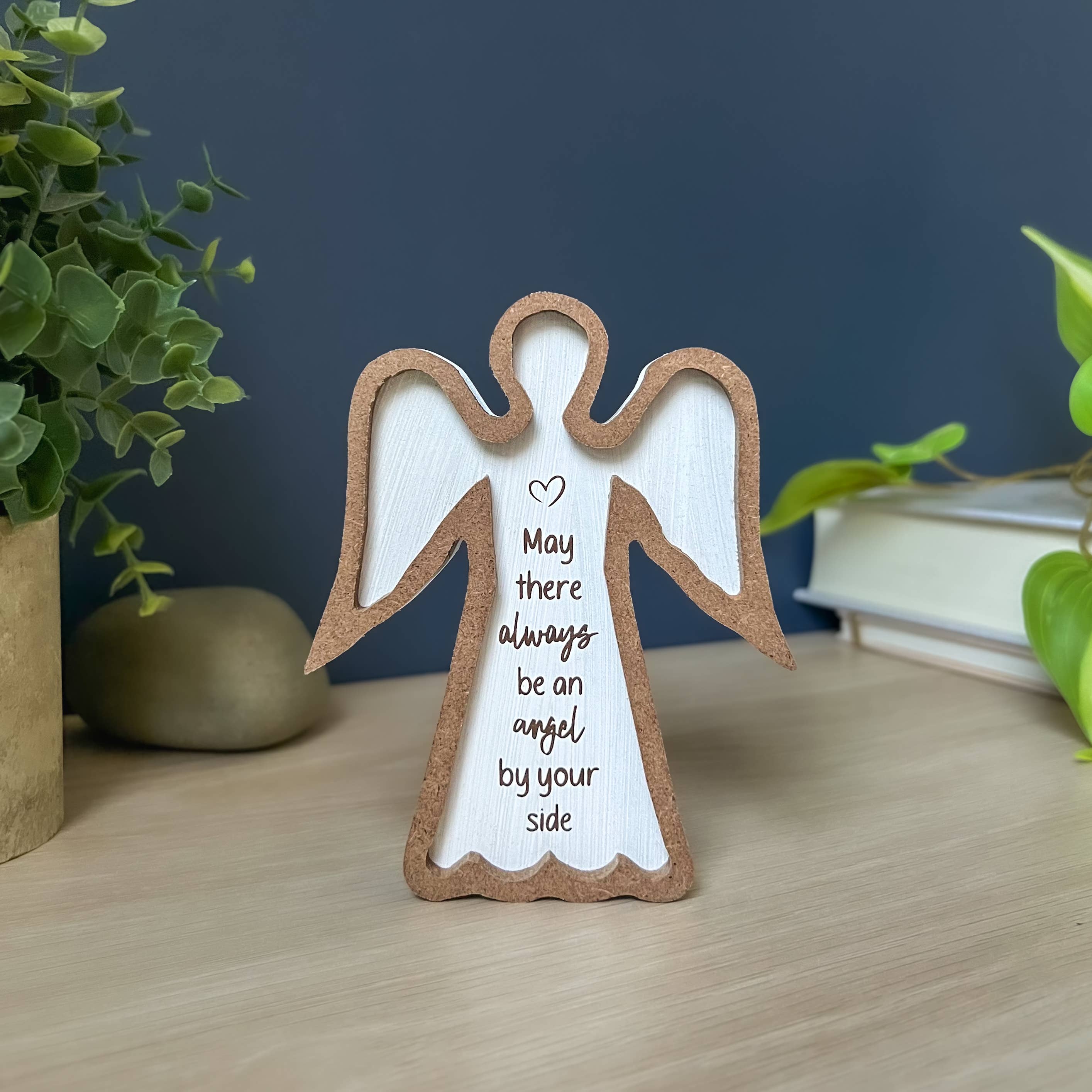 Abbey + CA Gift – wholesale Decorative tabletop object – Framed Standing Angel Plaques17