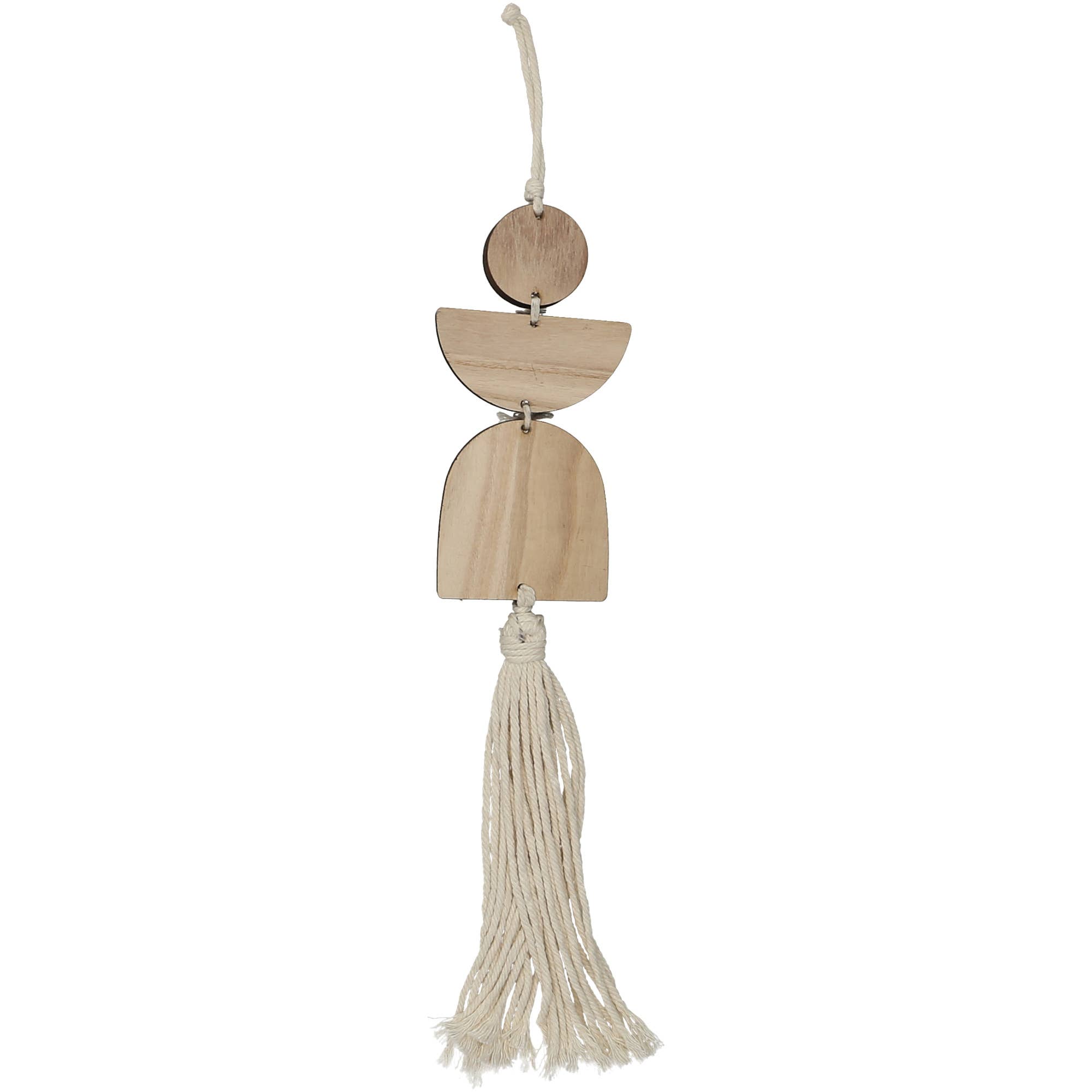 Vosteen - Wholesale Ornament - Wooden angel hokka for hanging, L44cm, natural0