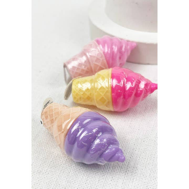 MIX COLOR Small Ice Cream Cone Lip Balm for wholesale on Faire4