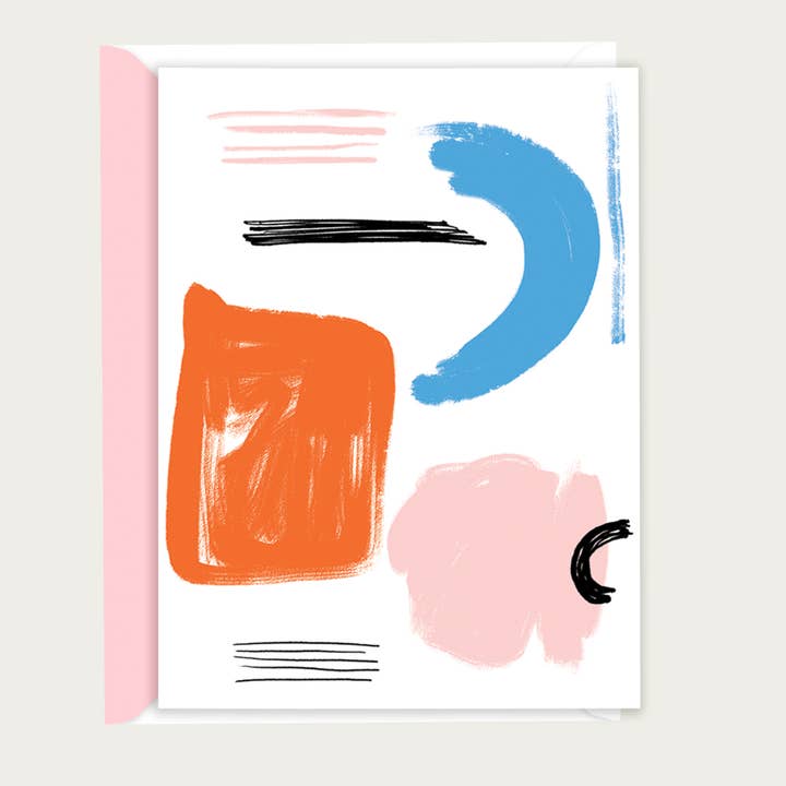 Carte de vœux vierge abstraite pour la vente par Madison Park Greetings