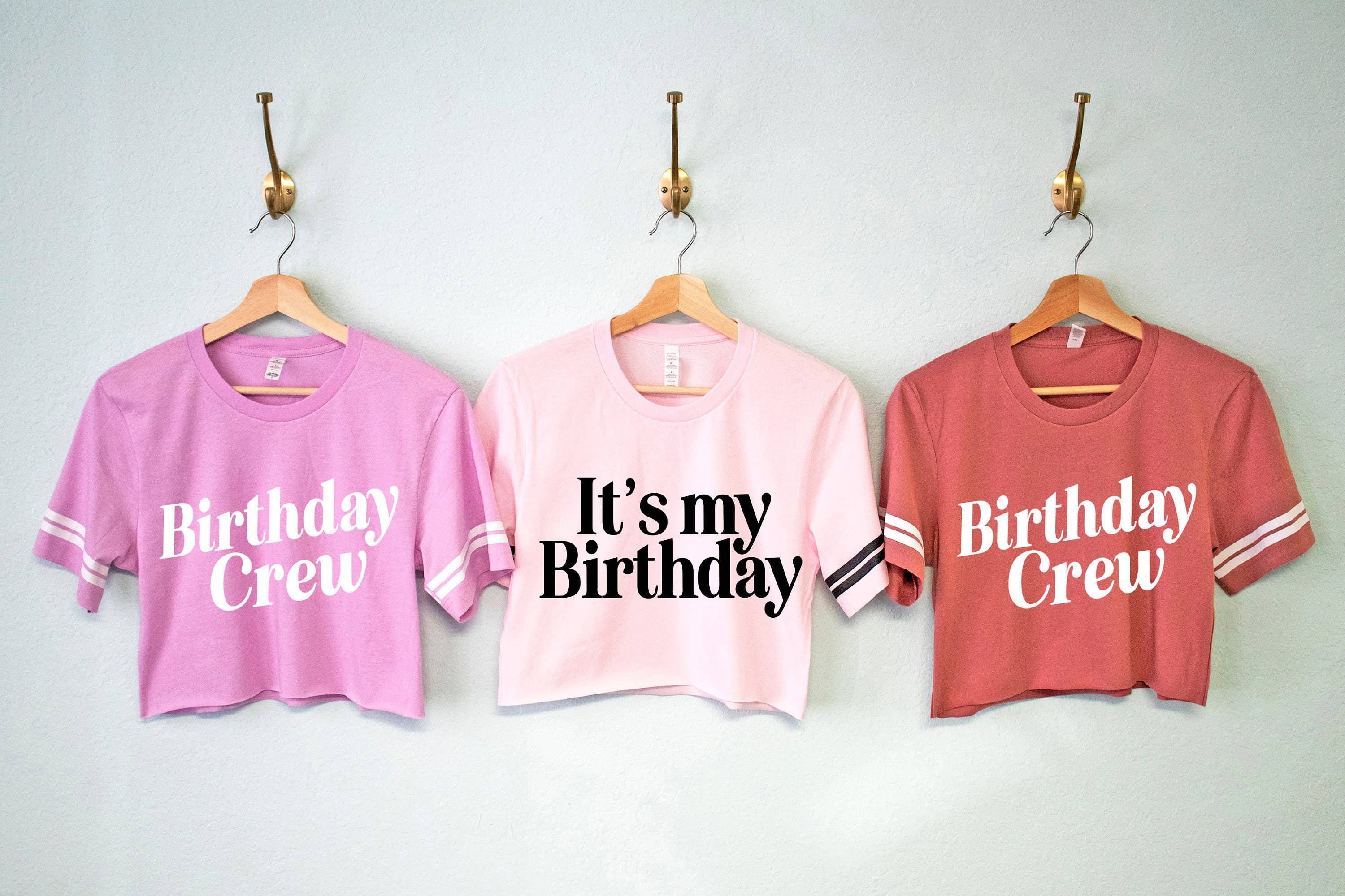 Nobullwoman Apparel - Wholesale Screen Printed T-Shirt - Women's - It'S My Birthday Shirt & Birthday Crew Crop Tops, Birthday1