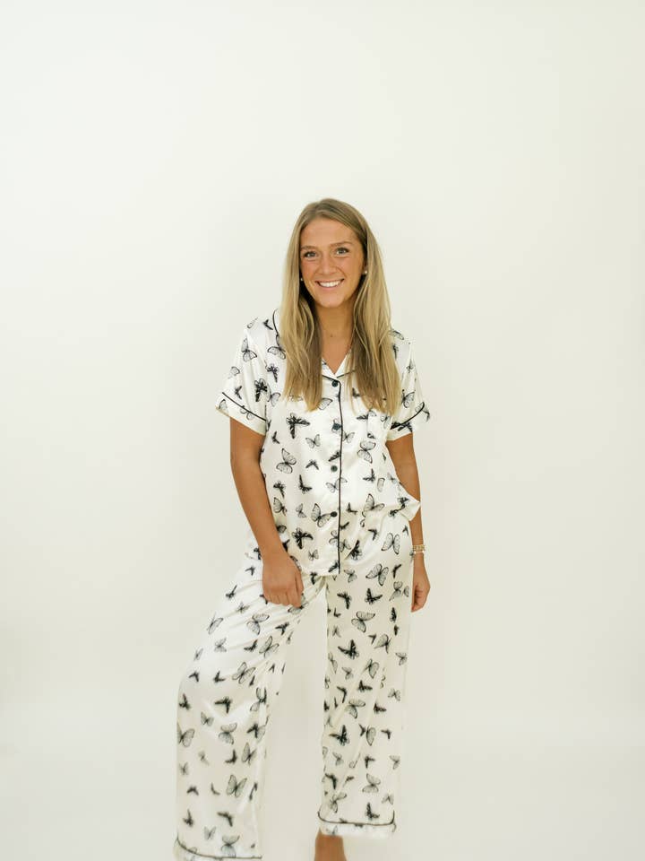 Conjunto de pijama Butterfly para venta al por mayor de Magnolia Charms